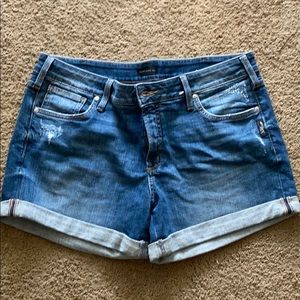 Silver Jeans Boyfriend Shorts